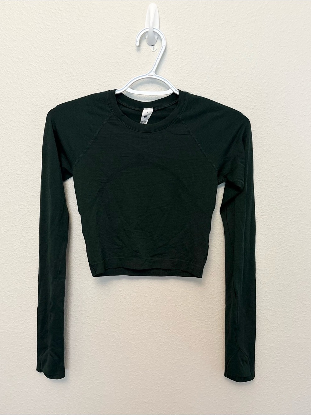 Lululemon Swiftly Tech Cropped Long Sleeve 2.0 Shirt Women’s Green Size 4